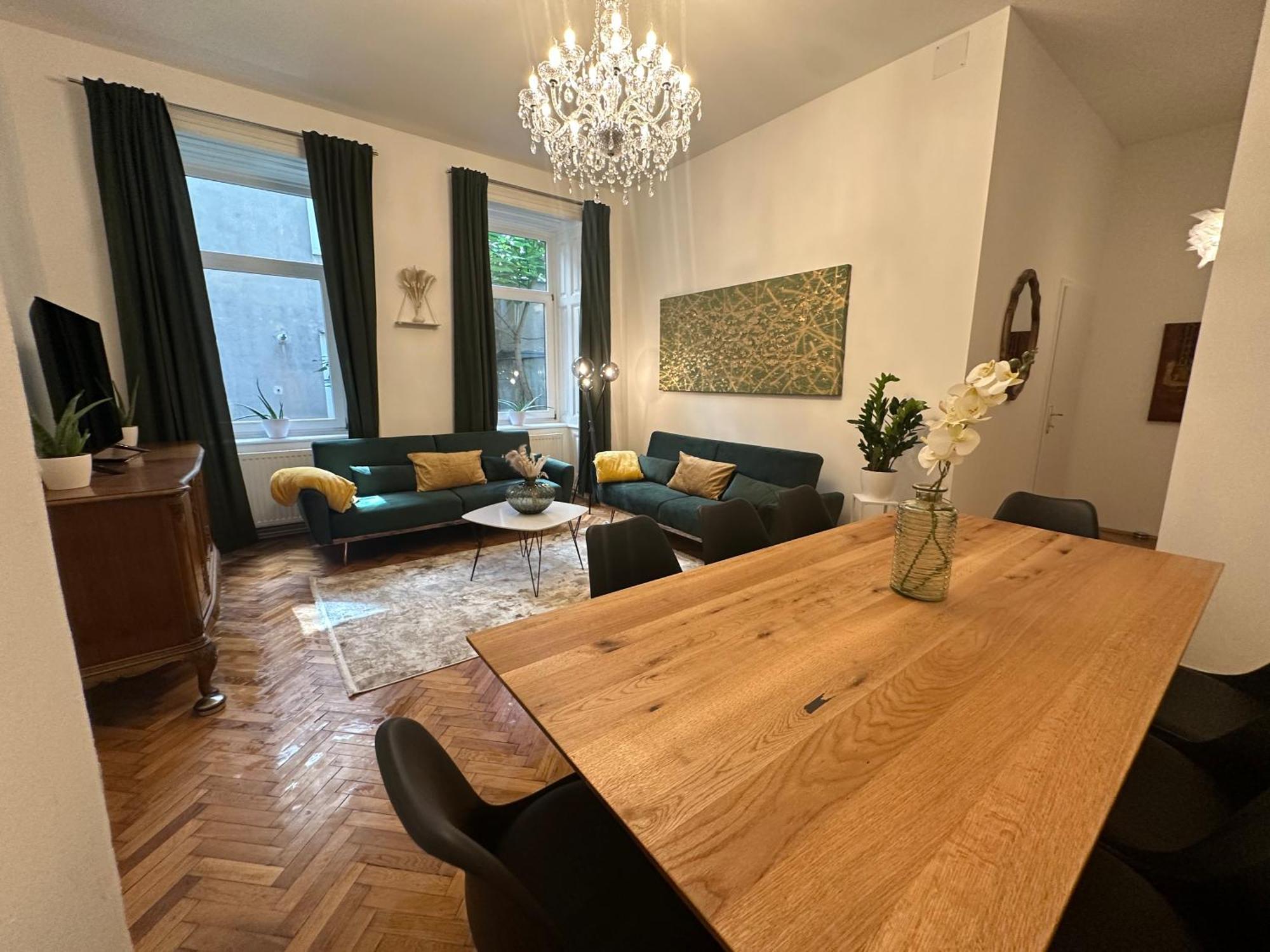 Central Apartment In Viennese Old Building Extérieur photo