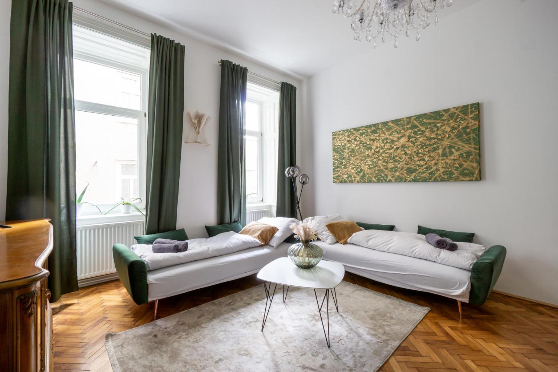 Central Apartment In Viennese Old Building Extérieur photo